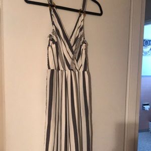American Eagle size small blue & white jumpsuit